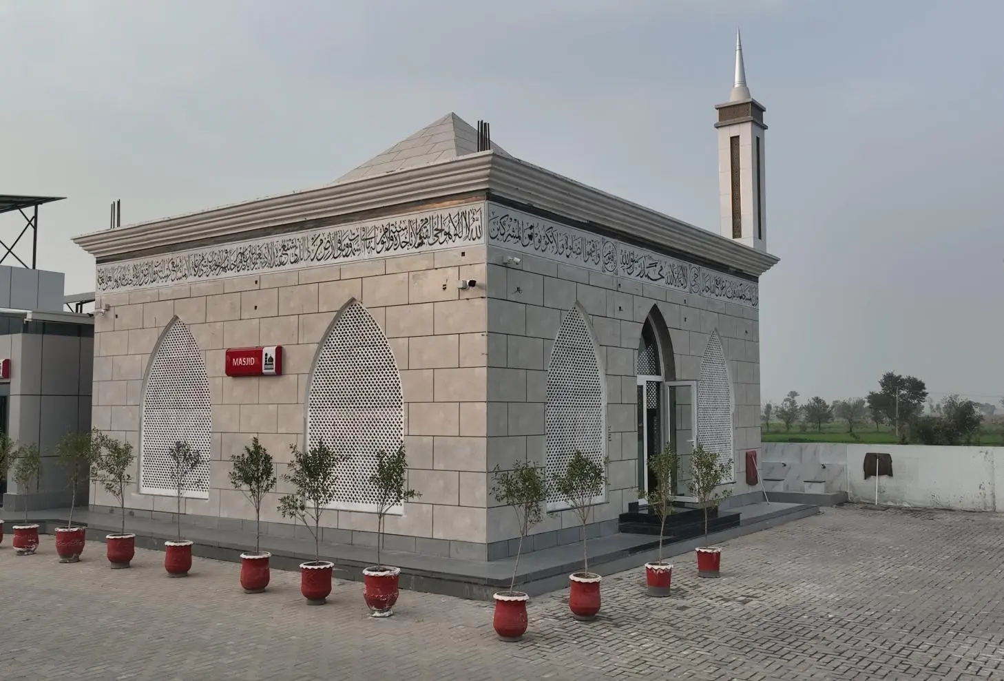 Prayer area and mosque facility at a Vital station